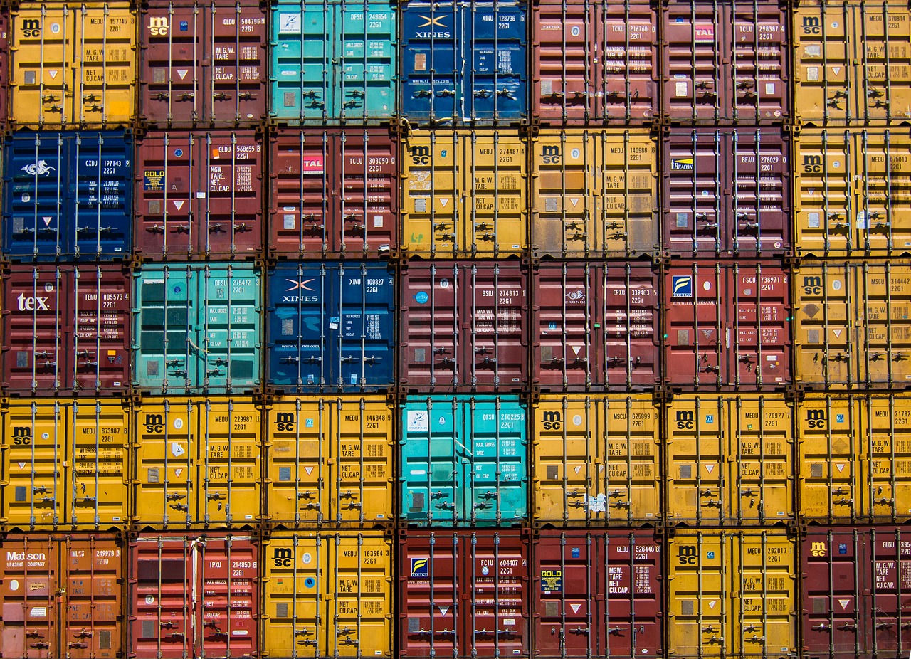 colorful, container, van, cargo, wharf, cargo, cargo, cargo, cargo, cargo